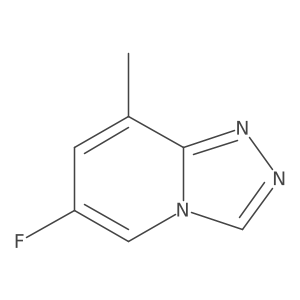 6-Fluoro-8-methyl-[1,2,4]triazolo[4,3-a]pyridine Structure