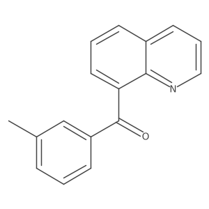 8-(3-Methylbenzoyl)quinoline结构式