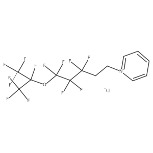 1-((Perfluoro[3-[1-methylethoxy]propyl])ethyl)pyridinium chloride Structure
