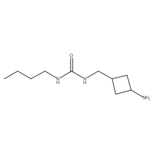 1-((3-Aminocyclobutyl)methyl)-3-butylurea结构式