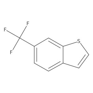 Benzo[b]thiophene, 6-(trifluoromethyl)- Structure