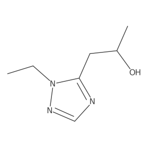 1-(1-ethyl-1H-1,2,4-triazol-5-yl)propan-2-ol Structure