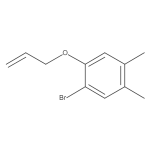1-Bromo-4,5-dimethyl-2-prop-2-enoxybenzene Structure