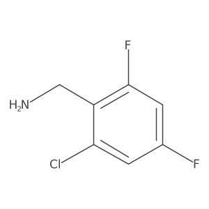 (2-Chloro-4,6-difluorophenyl)methanamine结构式