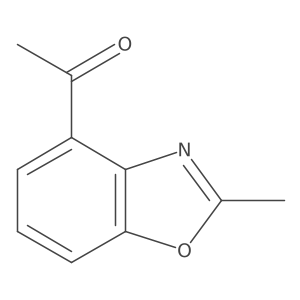 4-Acetyl-2-methylbenzo[d]oxazole Structure