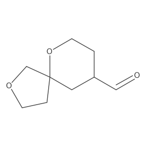 2,6-Dioxaspiro[4.5]decane-9-carbaldehyde结构式