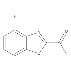 1-(4-Fluorobenzo[d]oxazol-2-yl)ethanone结构式