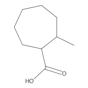 2-Methylcycloheptane-1-carboxylic acid结构式