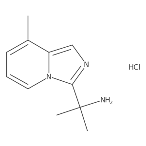 2-(8-Methylimidazo[1,5-a]pyridin-3-yl)propan-2-amine hydrochloride Structure