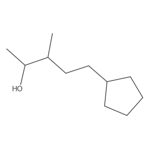 5-Cyclopentyl-3-methylpentan-2-ol结构式