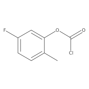 5-Fluoro-2-methylphenyl chloroformate Structure