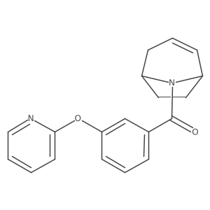 (1R,5S)-8-azabicyclo[3.2.1]oct-2-en-8-yl(3-(pyridin-2-yloxy)phenyl)methanone结构式