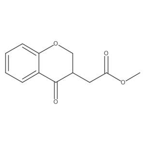 methyl 2-(4-oxo-3,4-dihydro-2H-1-benzopyran-3-yl)acetate结构式