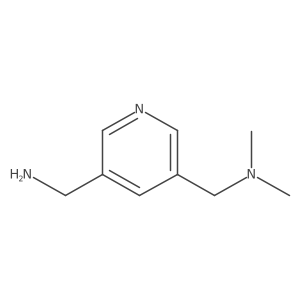 {5-[(Dimethylamino)methyl]pyridin-3-yl}methanamine结构式