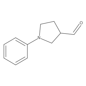 1-Phenylpyrrolidine-3-carbaldehyde结构式
