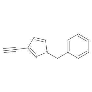 C#Cc1ccn(Cc2ccccc2)n1结构式