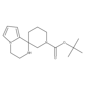 tert-butyl 3',4'-dihydro-2'H-spiro[piperidine-3,1'-pyrrolo[1,2-a]pyrazine]-1-carboxylate Structure