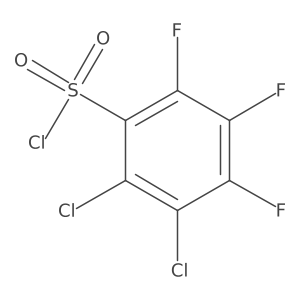 2,3-Dichloro-4,5,6-trifluorobenzenesulfonyl chloride Structure