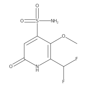 2-(Difluoromethyl)-6-hydroxy-3-methoxypyridine-4-sulfonamide Structure