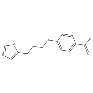 (4-(3-(1H-Imidazol-4-yl)propyloxy)phenyl)ethanone结构式