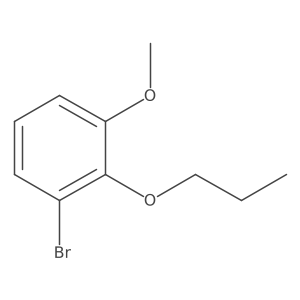 1-Bromo-3-methoxy-2-propoxybenzene Structure