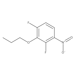 1,3-Difluoro-4-nitro-2-propoxybenzene Structure