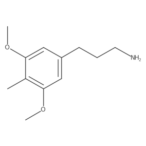 3-(3,5-Dimethoxy-4-methylphenyl)propan-1-amine结构式