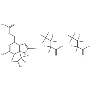 11beta-Hydroxysaxitoxin bis(trifluoroacetate) Structure