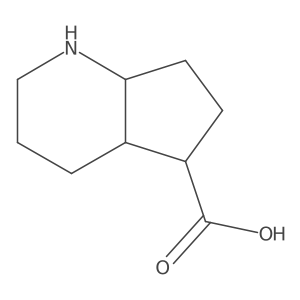 Octahydro-1H-cyclopenta[B]pyridine-5-carboxylic acid Structure