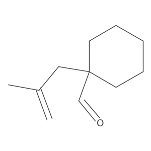 1-(2-Methylprop-2-enyl)cyclohexane-1-carbaldehyde结构式