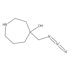 4-(Azidomethyl)azepan-4-ol结构式