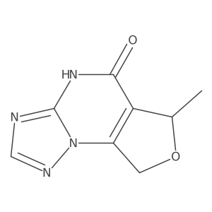 5-Methyl-4-oxa-1,8,10,12-tetraazatricyclo[7.3.0.0,2,6]dodeca-2(6),7,9,11-tetraen-7-ol结构式