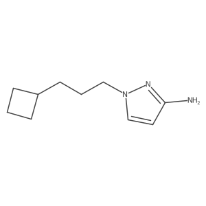 1-(3-cyclobutylpropyl)-1H-pyrazol-3-amine Structure