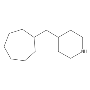 4-(Cycloheptylmethyl)piperidine结构式