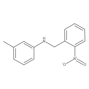 N-(3-Methylphenyl)-2-nitrobenzenemethanamine Structure