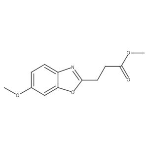 Methyl 6-methoxy-2-benzoxazolepropanoate Structure