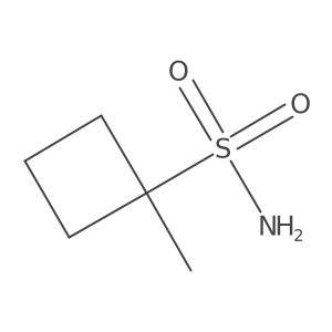 1-Methylcyclobutane-1-sulfonamide Structure