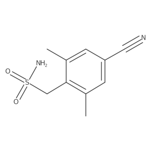 (4-Cyano-2,6-dimethylphenyl)methanesulfonamide结构式