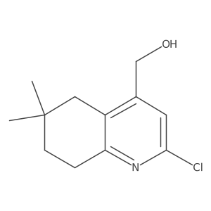 (2-Chloro-6,6-dimethyl-5,6,7,8-tetrahydroquinolin-4-yl)methanol Structure
