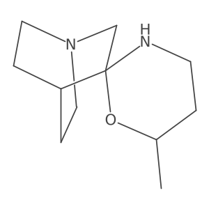 6'-Methyl-4-azaspiro[bicyclo[2.2.2]octane-2,2'-[1,3]oxazinane]结构式