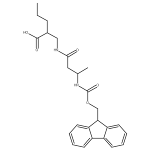 2-{[(3S)-3-({[(9H-fluoren-9-yl)methoxy]carbonyl}amino)butanamido]methyl}pentanoic acid Structure