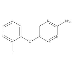 5-(2-Iodophenoxy)pyrimidin-2-amine Structure