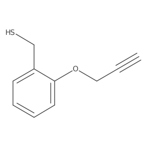 [2-(Prop-2-yn-1-yloxy)phenyl]methanethiol Structure