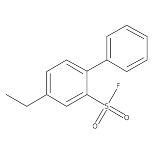 5-Ethyl-2-phenylbenzene-1-sulfonyl fluoride结构式