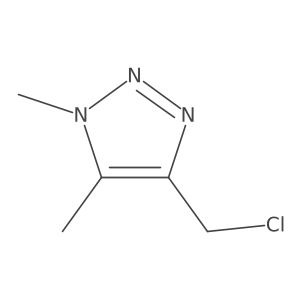 4-(chloromethyl)-1,5-dimethyl-1H-1,2,3-triazole Structure