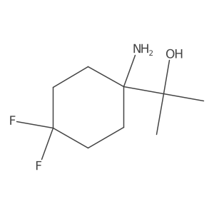 2-(1-Amino-4,4-difluorocyclohexyl)propan-2-ol Structure