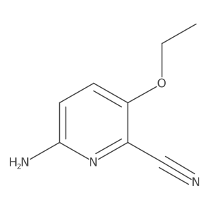 6-Amino-3-ethoxypicolinonitrile Structure