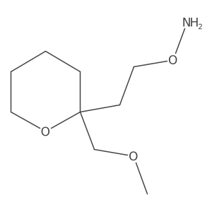 O-{2-[2-(methoxymethyl)oxan-2-yl]ethyl}hydroxylamine结构式
