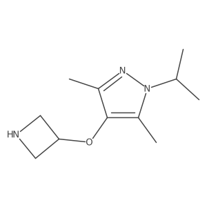 4-(azetidin-3-yloxy)-3,5-dimethyl-1-(propan-2-yl)-1H-pyrazole Structure