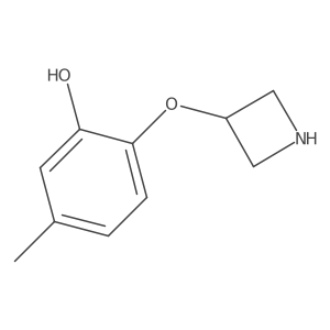 2-(Azetidin-3-yloxy)-5-methylphenol Structure